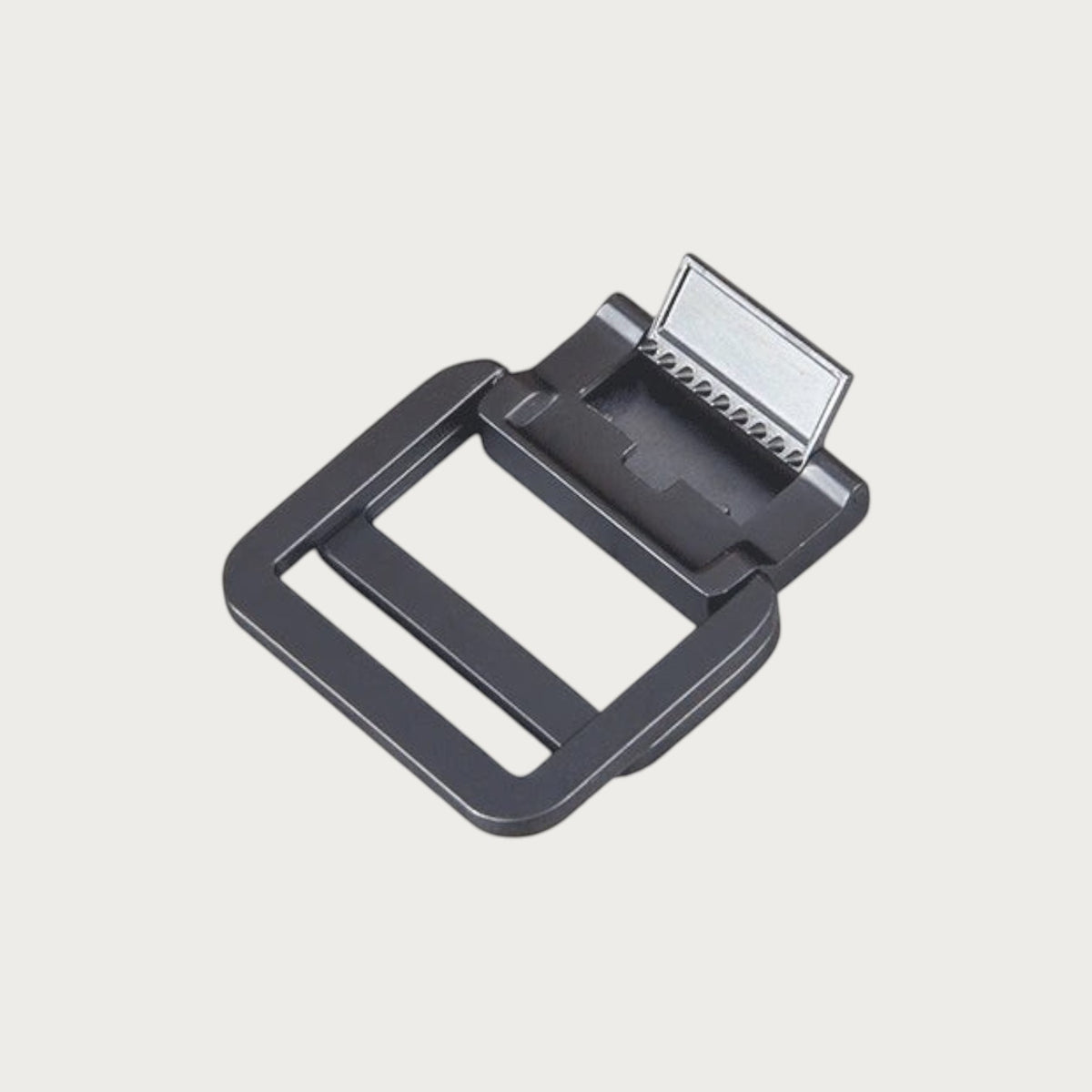 Boucle double anneau en alliage noir pour ceinture Ceintura, design ergonomique et robuste pour style décontracté