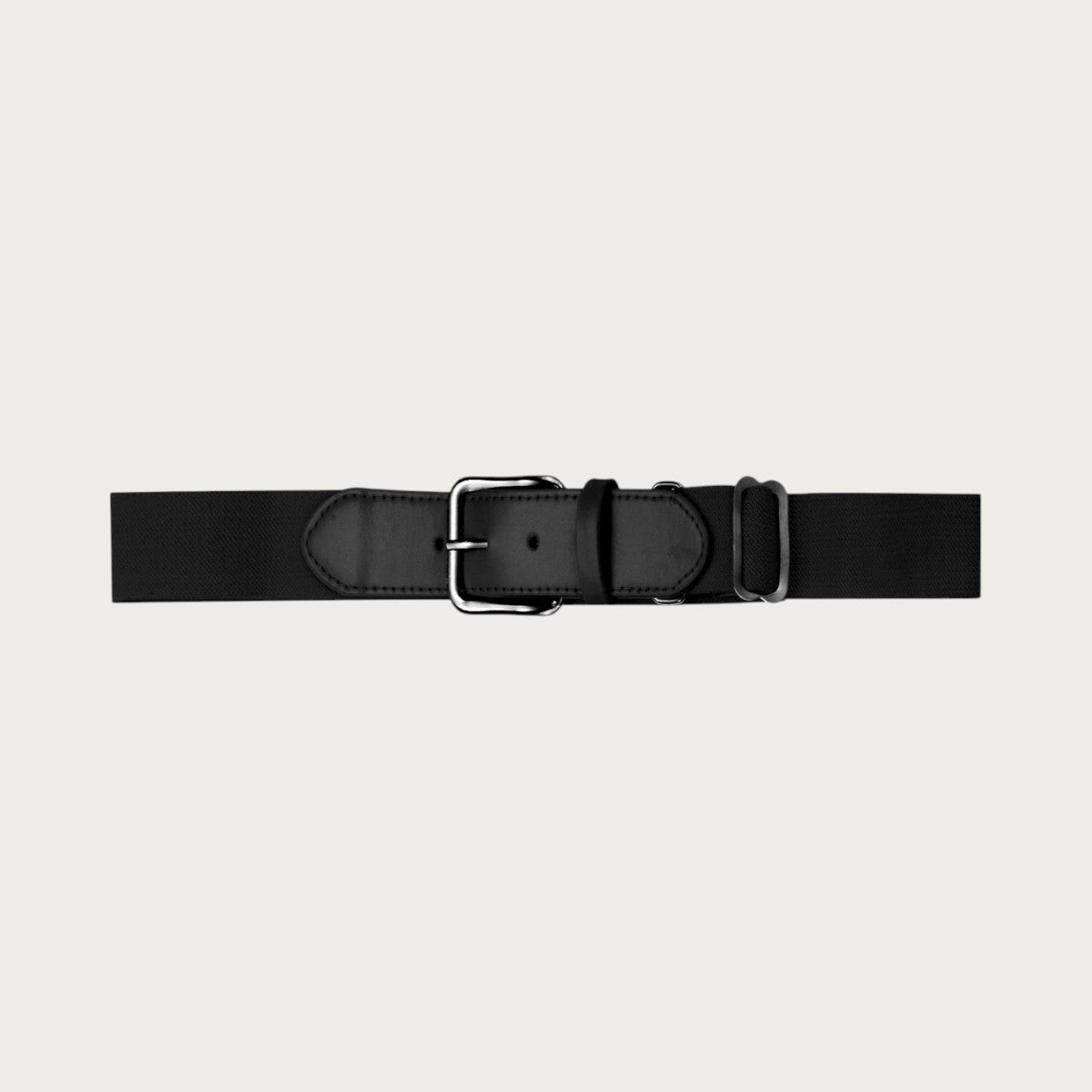 Ceinture de baseball élastique noire pour enfants avec boucle réglable en similicuir Image