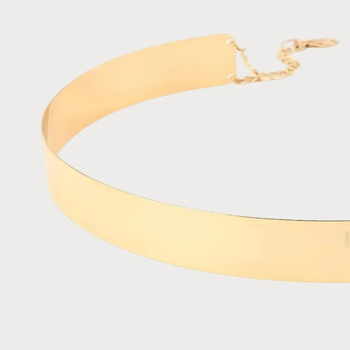 Ceinture bijou Ceintura en métal doré, design minimaliste et élégant pour robe de soirée ou tenue chic