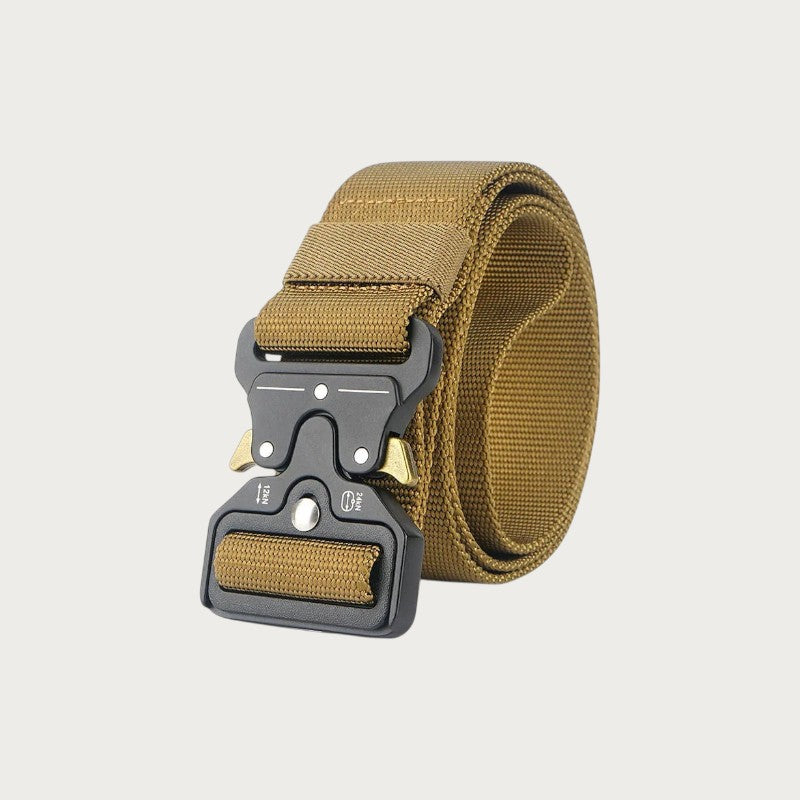 Ceinture militaire Ceintura en nylon 1200D brun loup avec boucle tactique robuste en alliage de zinc Image
