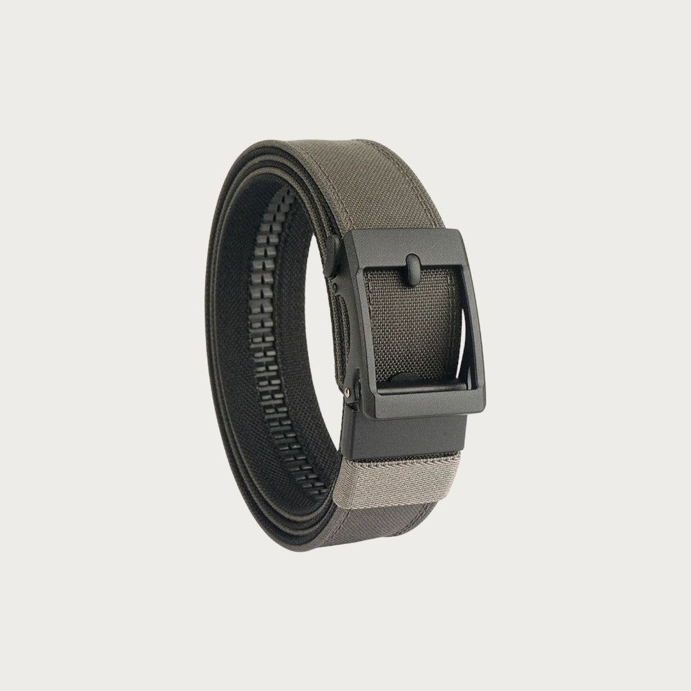 Ceinture militaire Ceintura en toile de nylon gris foncé avec boucle automatique noire robuste et réglable
