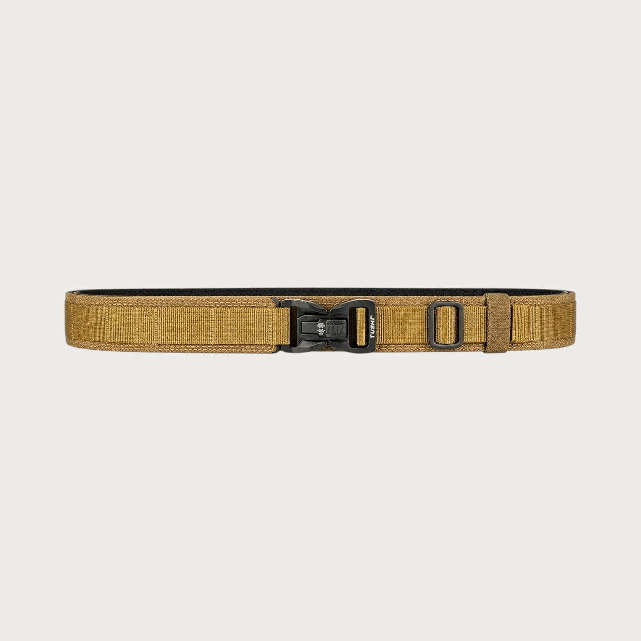 Ceinture militaire Ceintura Chieti en nylon 1100D marron avec boucle à dégagement rapide en alliage de zinc Image