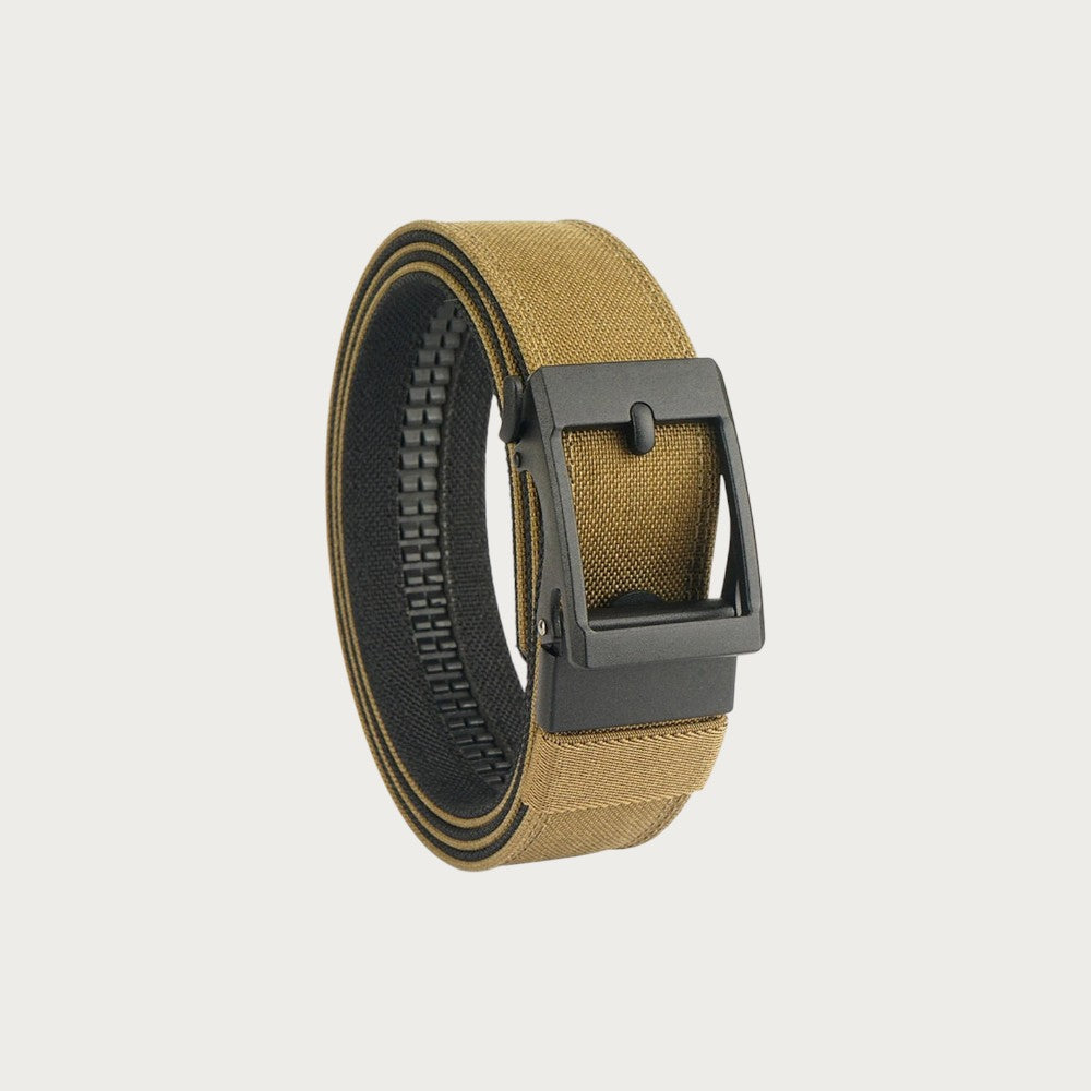 Ceinture militaire Ceintura en nylon marron avec boucle automatique noire robuste pour homme