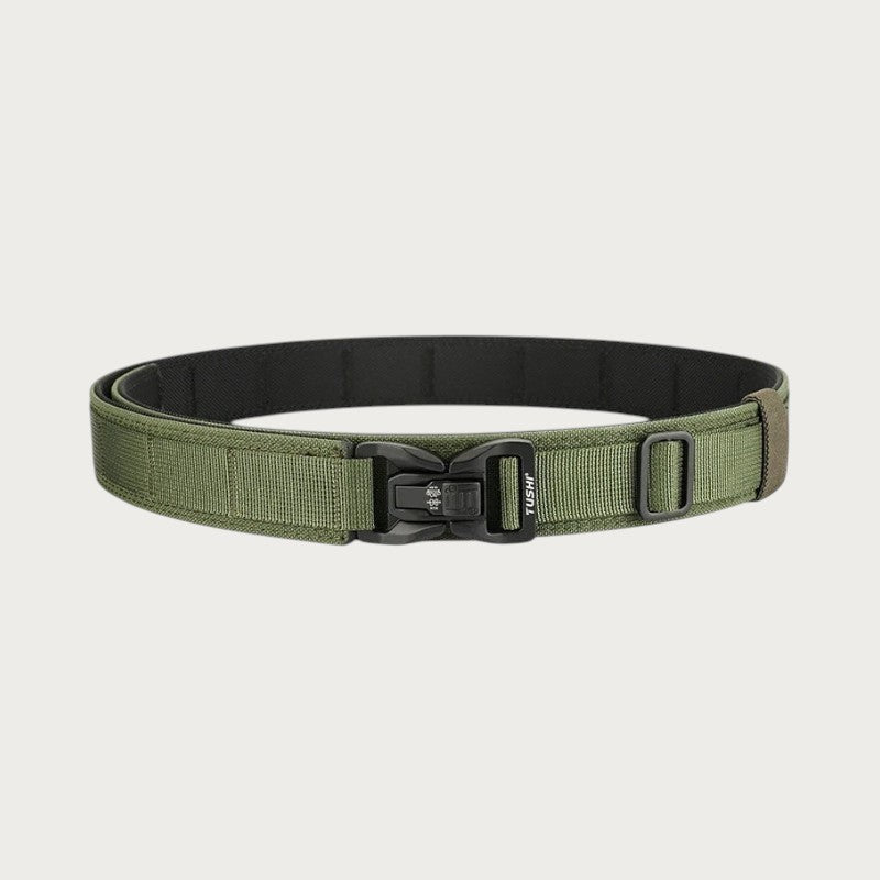 Ceinture militaire Ceintura Chieti vert olive en nylon 1100D avec boucle à dégagement rapide en alliage de zinc