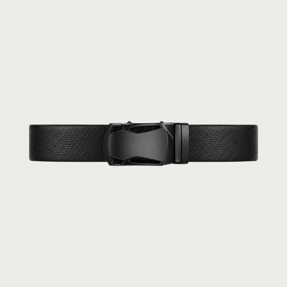 Ceintura ceinture noire pour garçon en PU avec boucle automatique au design sportif et élégant