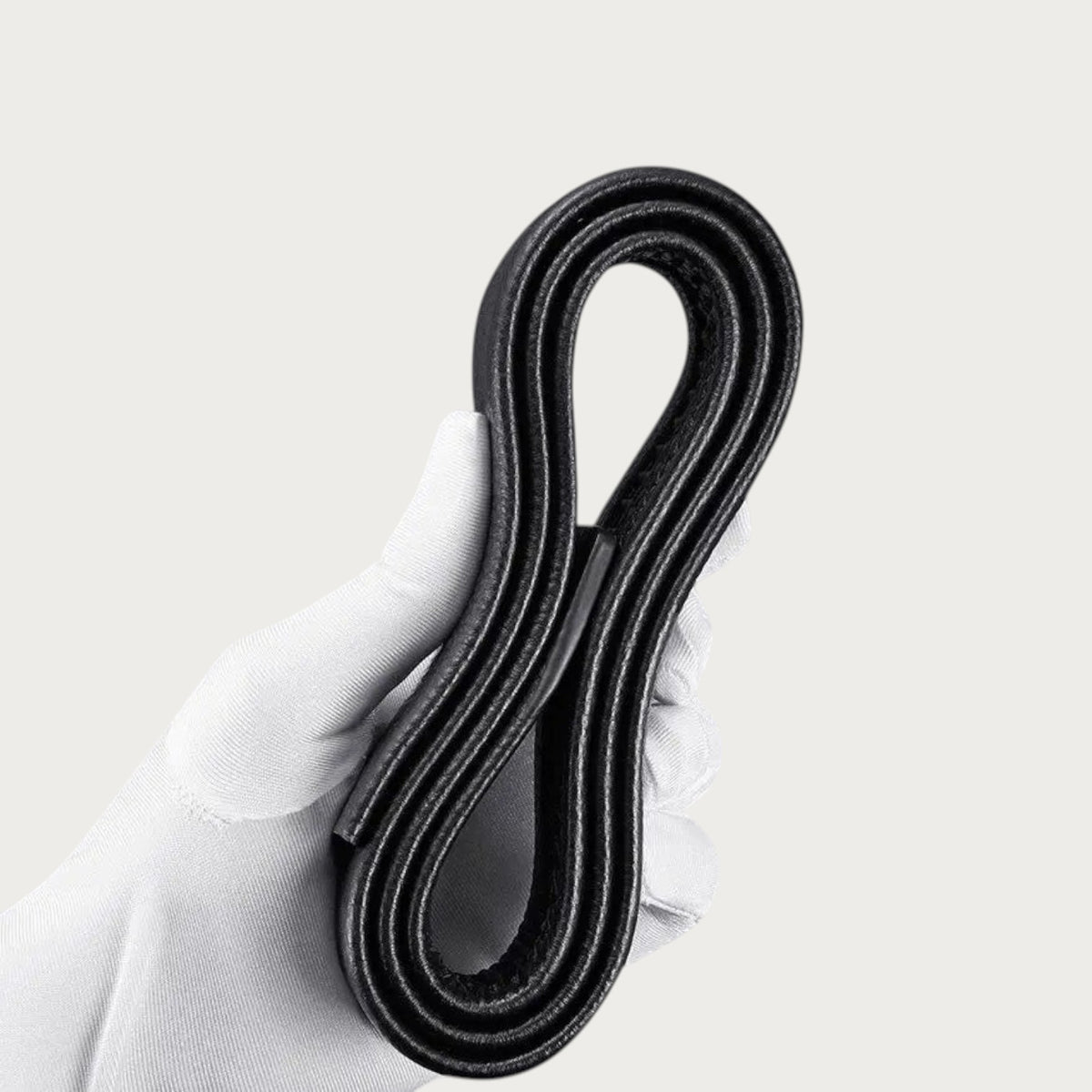 Ceintura ceinture noire pour garçon en PU avec boucle automatique, style décontracté et polyvalent