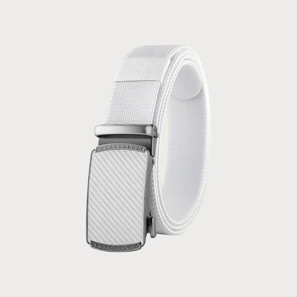Ceintura ceinture tactique blanche en nylon avec boucle automatique en alliage de zinc pour un style décontracté