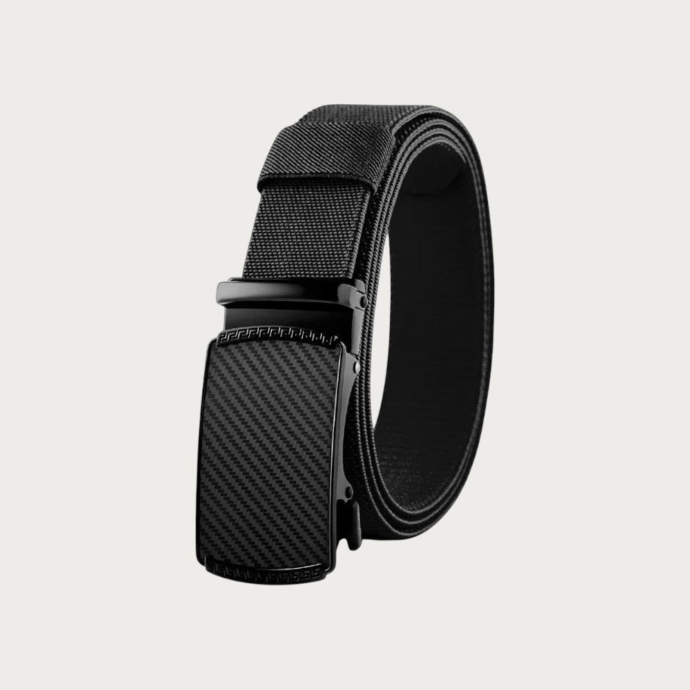 Ceinture tactique noire Ceintura en nylon avec boucle automatique en alliage de zinc pour un style décontracté