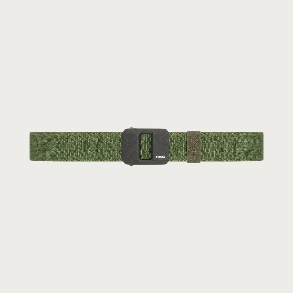 Ceinture tactique Ceintura en toile de nylon vert olive avec boucle automatique noire résistante