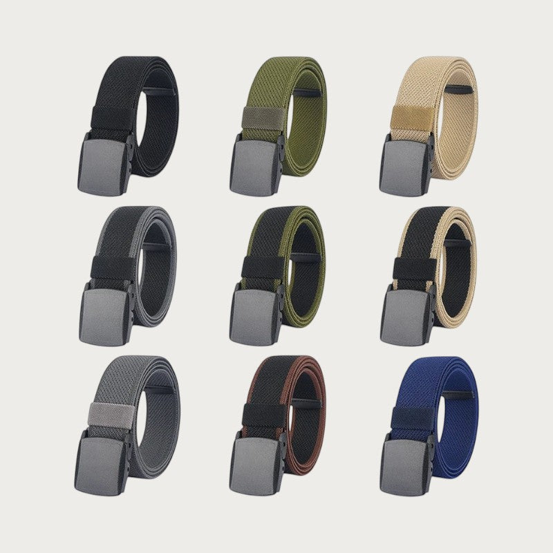 Ceintura VATLTY ceinture tactique élastique unisexe avec boucle en plastique sans métal disponible en plusieurs couleurs